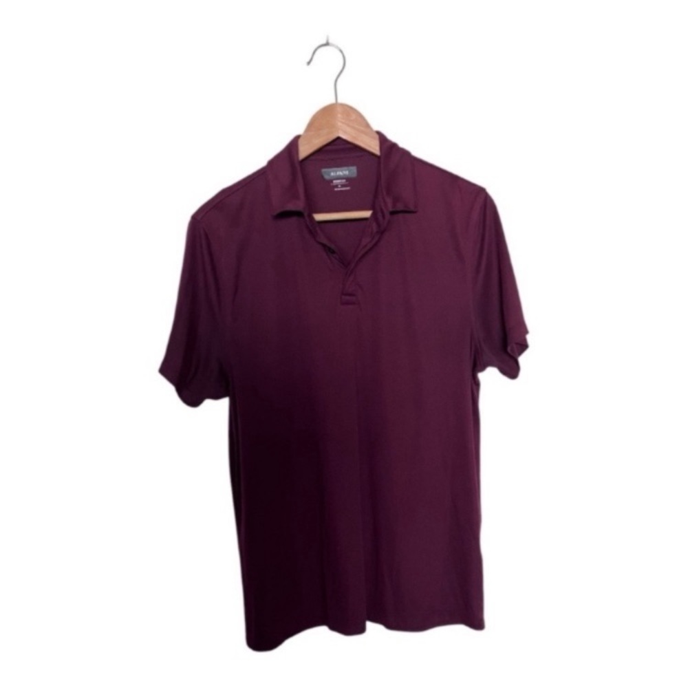 Alfani Men's Burgundy Polo Shirt size M